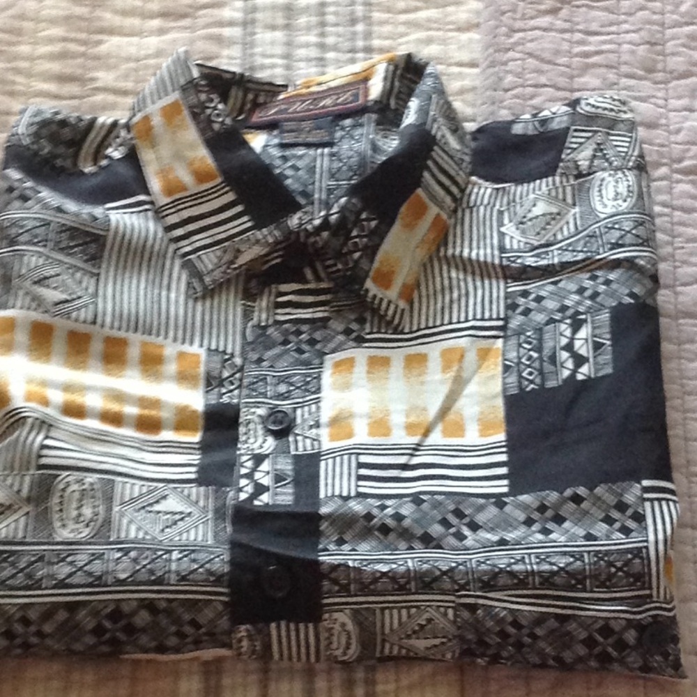 🛍. NWOT VINTAGE SILK SHIRT Y2K — 2 items for $25